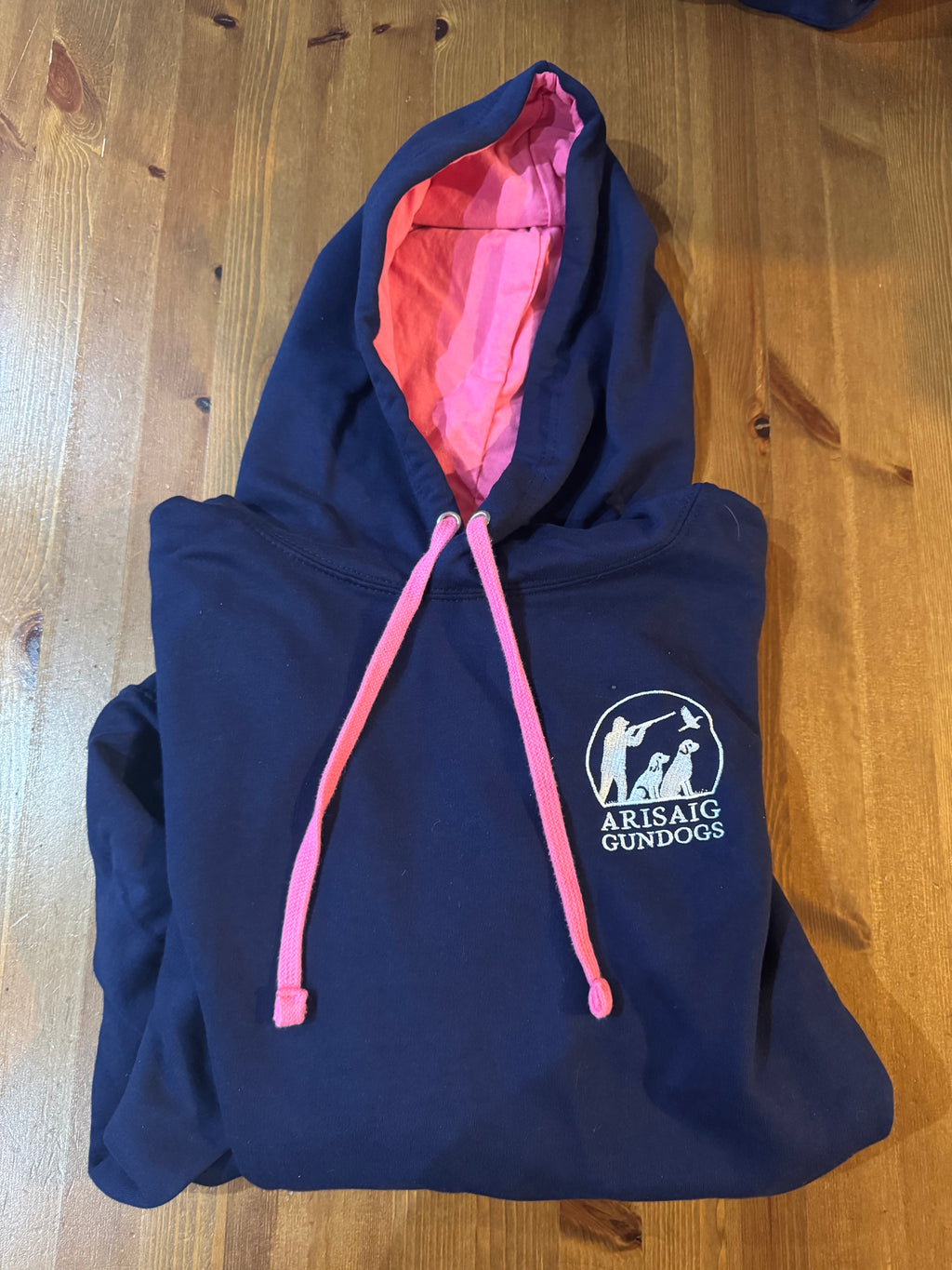 Oxford navy, candyfloss pink