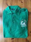 Green polo shirt