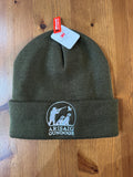 Olive green thinsulate beanie hat