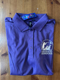 Purple womens polo shirt